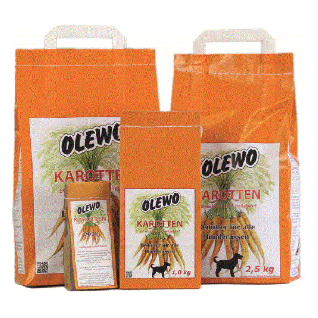 OLEWO Karotten-Pellets für Hunde